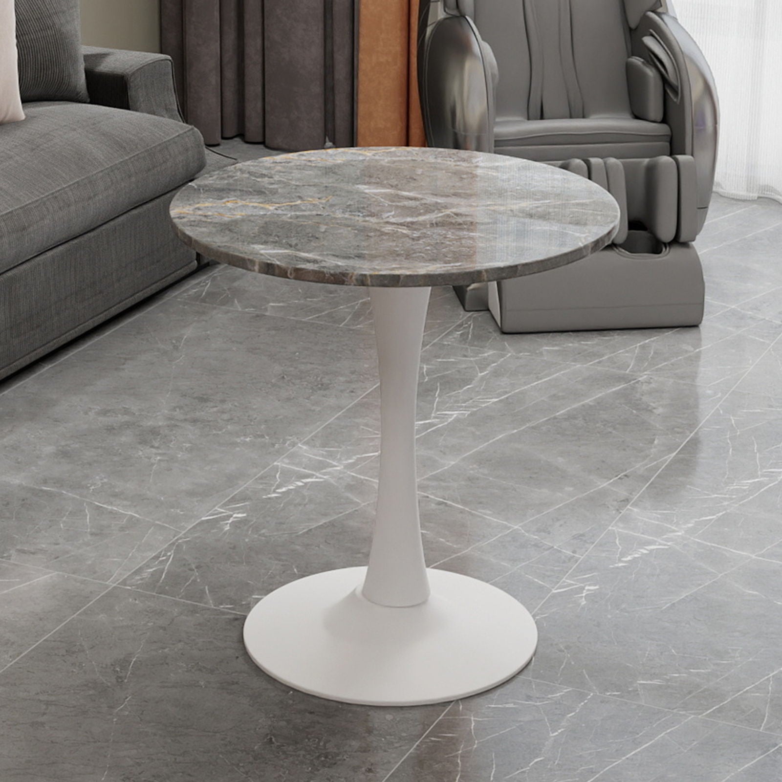 Coffee Table &amp; Round Top