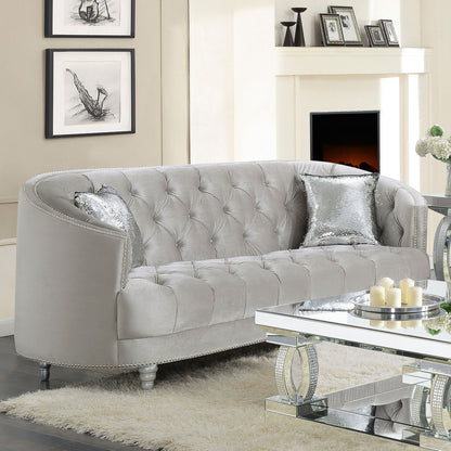 Dolby - Sofa With Tufted Living Room Sofa - Gray