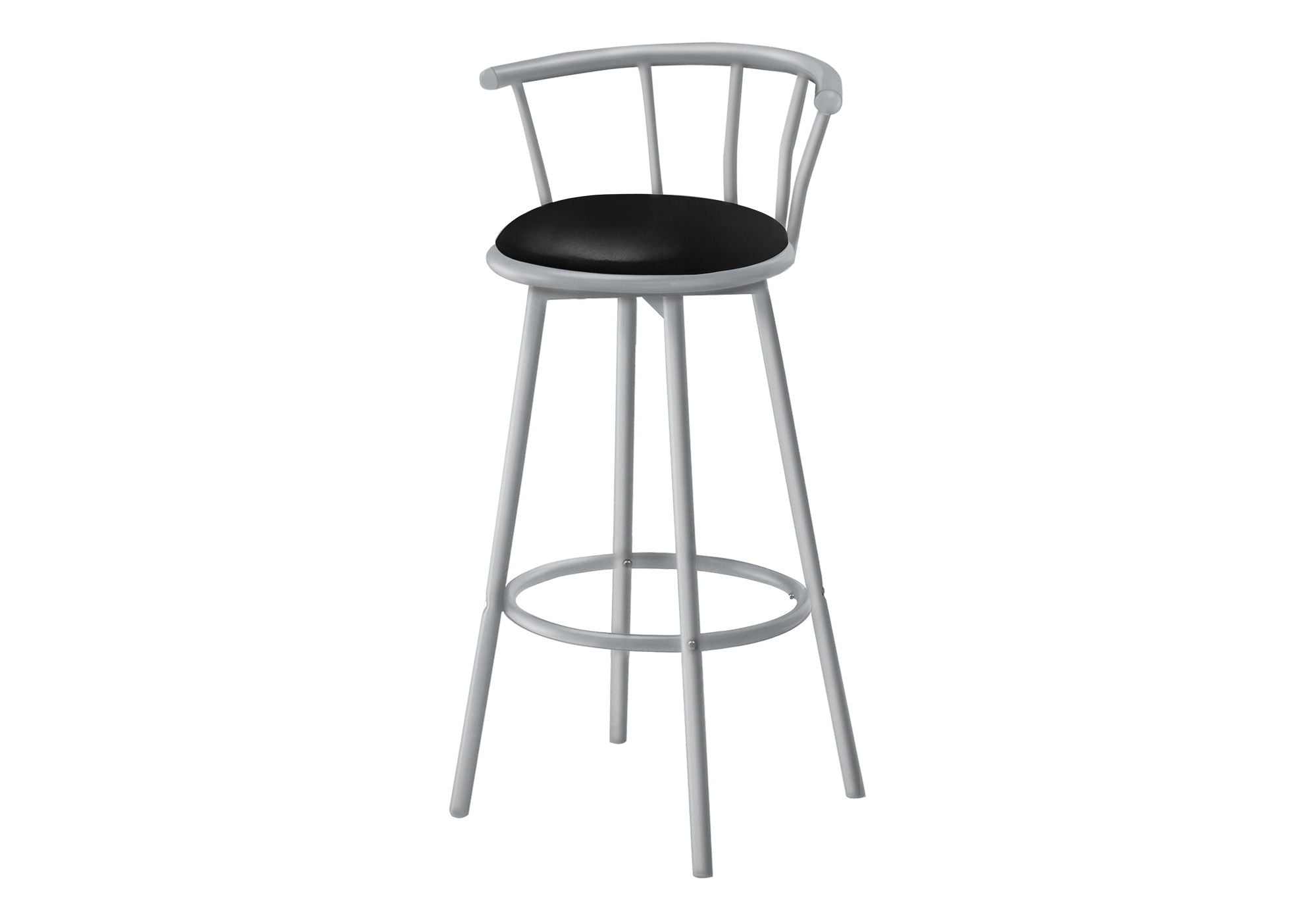 Swivel Stool Bar Height, Stylish Design Contemporary &amp; Modern (Set of 2)