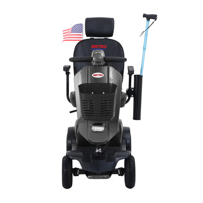 Max Plus - 4 Wheels Outdoor Compact Mobility Scooter With 2 Pieces X 20Ah Lead Acid Battery, 16 Miles, Cup Holders &amp; USB Charger Port