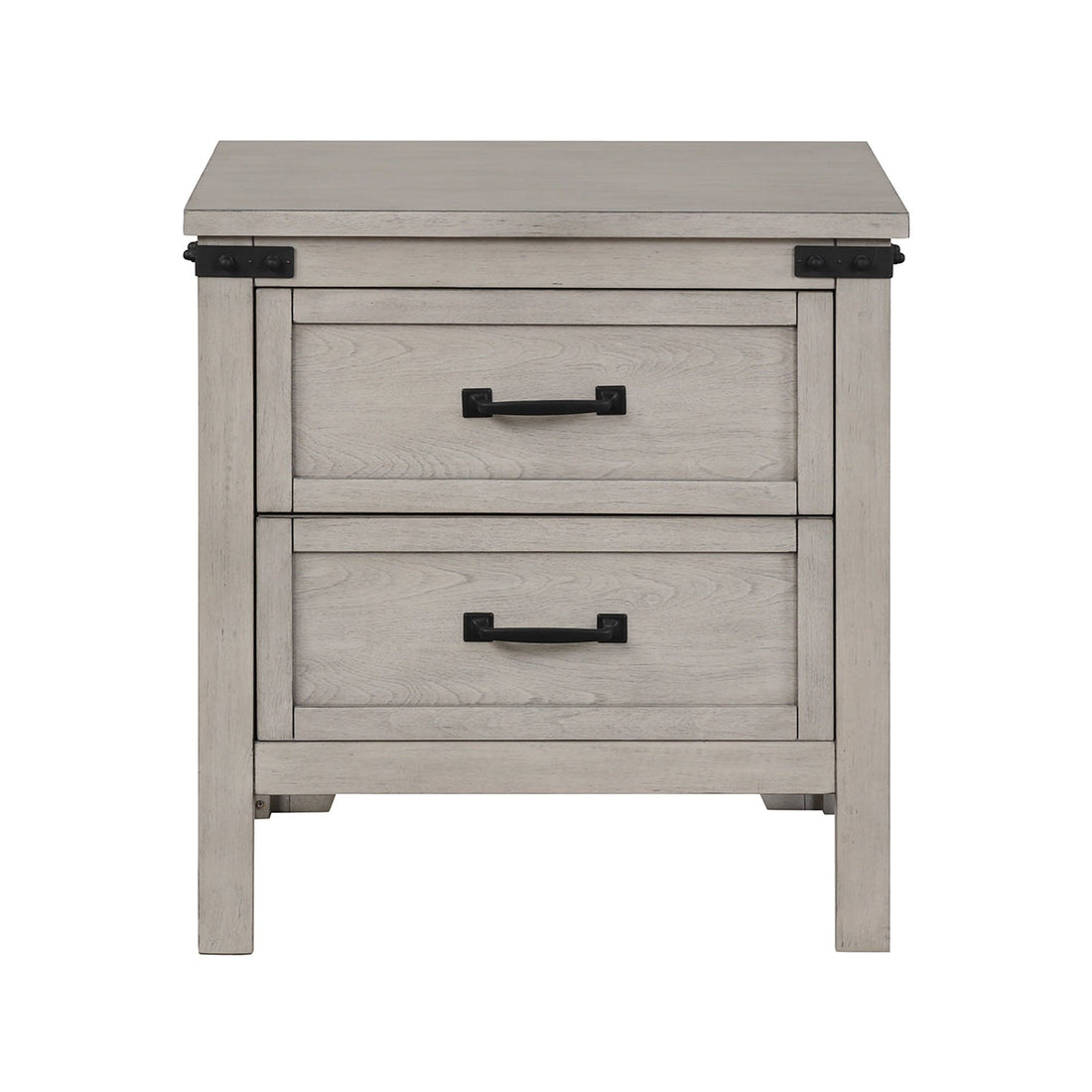 Alexandria - Nightstand, Mountain Mist Finish - Gray