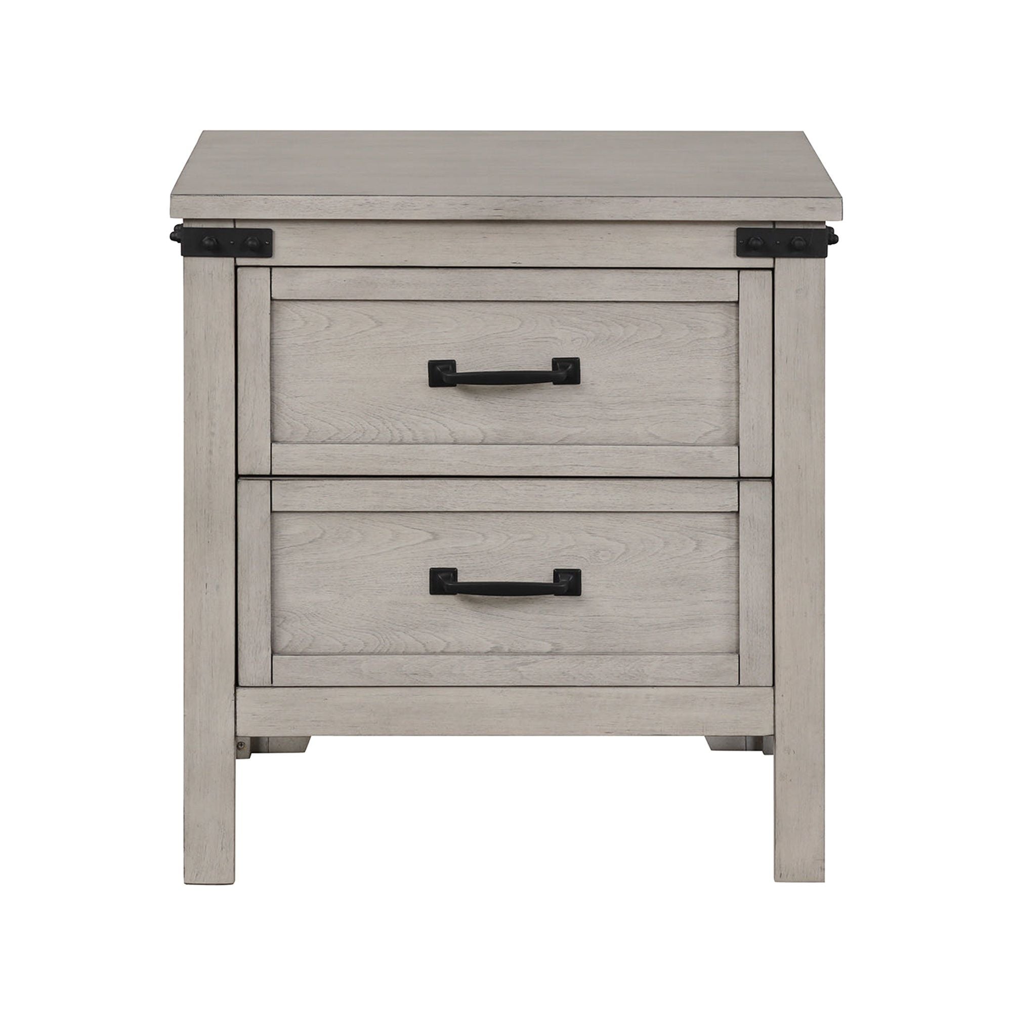 Alexandria - Nightstand, Mountain Mist Finish - Gray