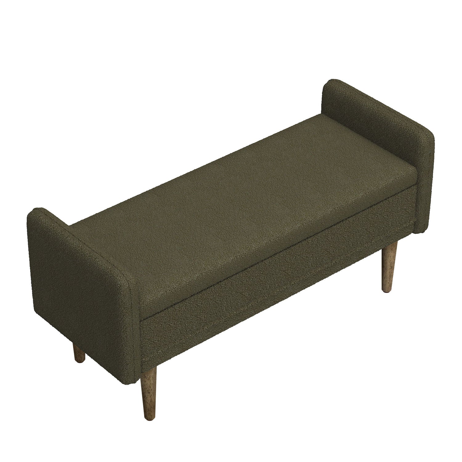 Teddy Velvet Storage Stool With Storage Space For Apartments