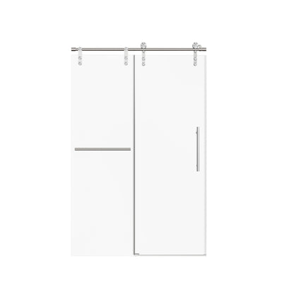 Frameless Single Sliding Shower Doors With Towel Rail &amp; Handle