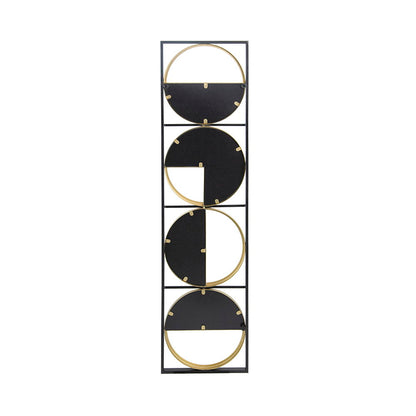 Eclectic Styling Metal Beaded Wall Mirror With Contemporary Design For Bedroom, Liveroom &amp; Entryway