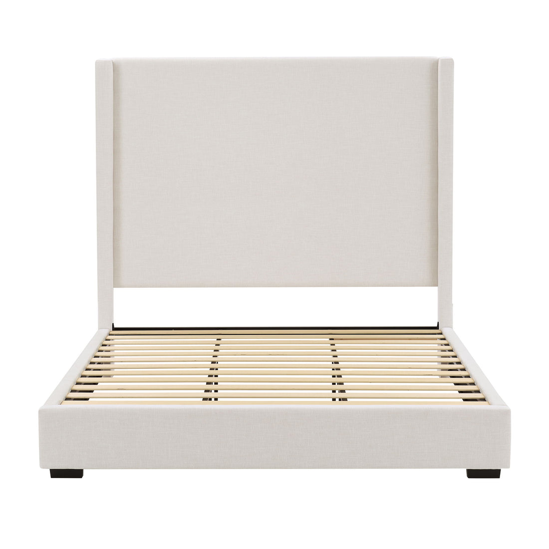 Hampton - Upholstered Platform Bed With Tall Headboard
