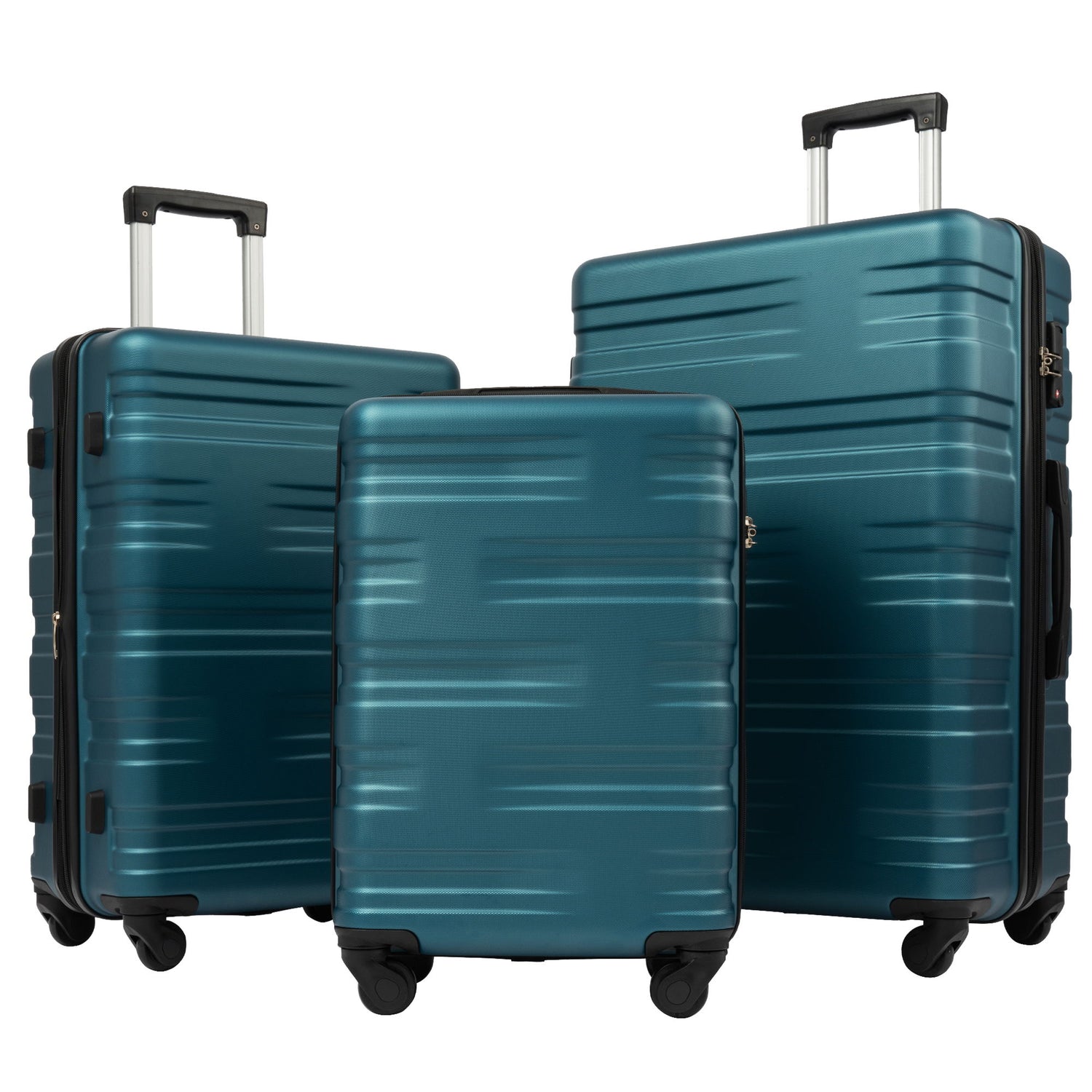 Hardshell Luggage Sets 3 Pieces Spinner Suitcase With Tsa Lock Lightweight 20&quot; 24&quot; 28&quot;