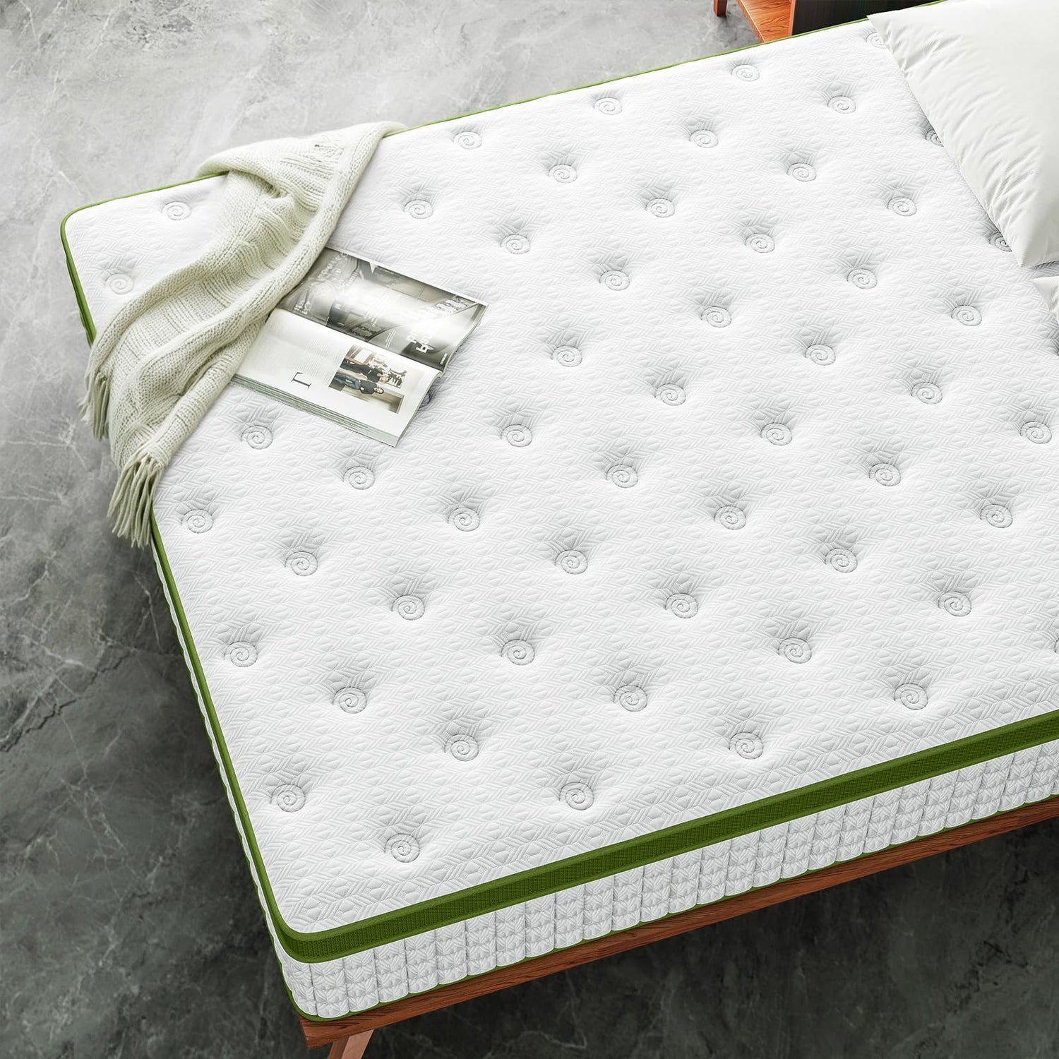 14&quot; Hybrid Mattress With Gel Memory Foam And Pocket Springs