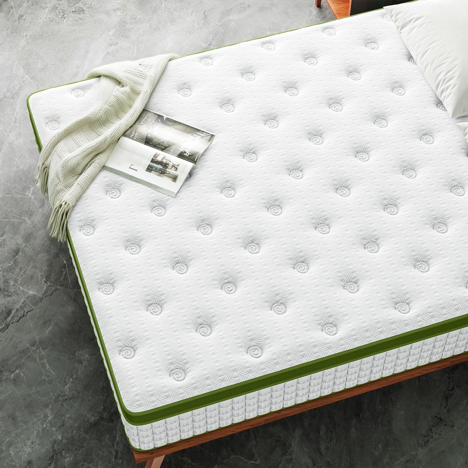 14&quot; Hybrid Mattress With Gel Memory Foam And Pocket Springs
