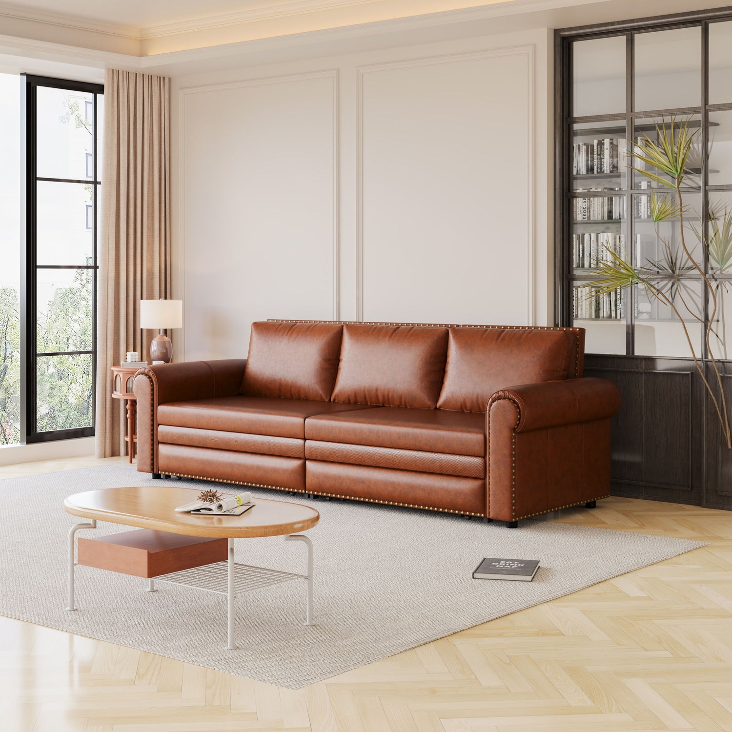 Chesterfield Sofa &amp; Pull Out Bed