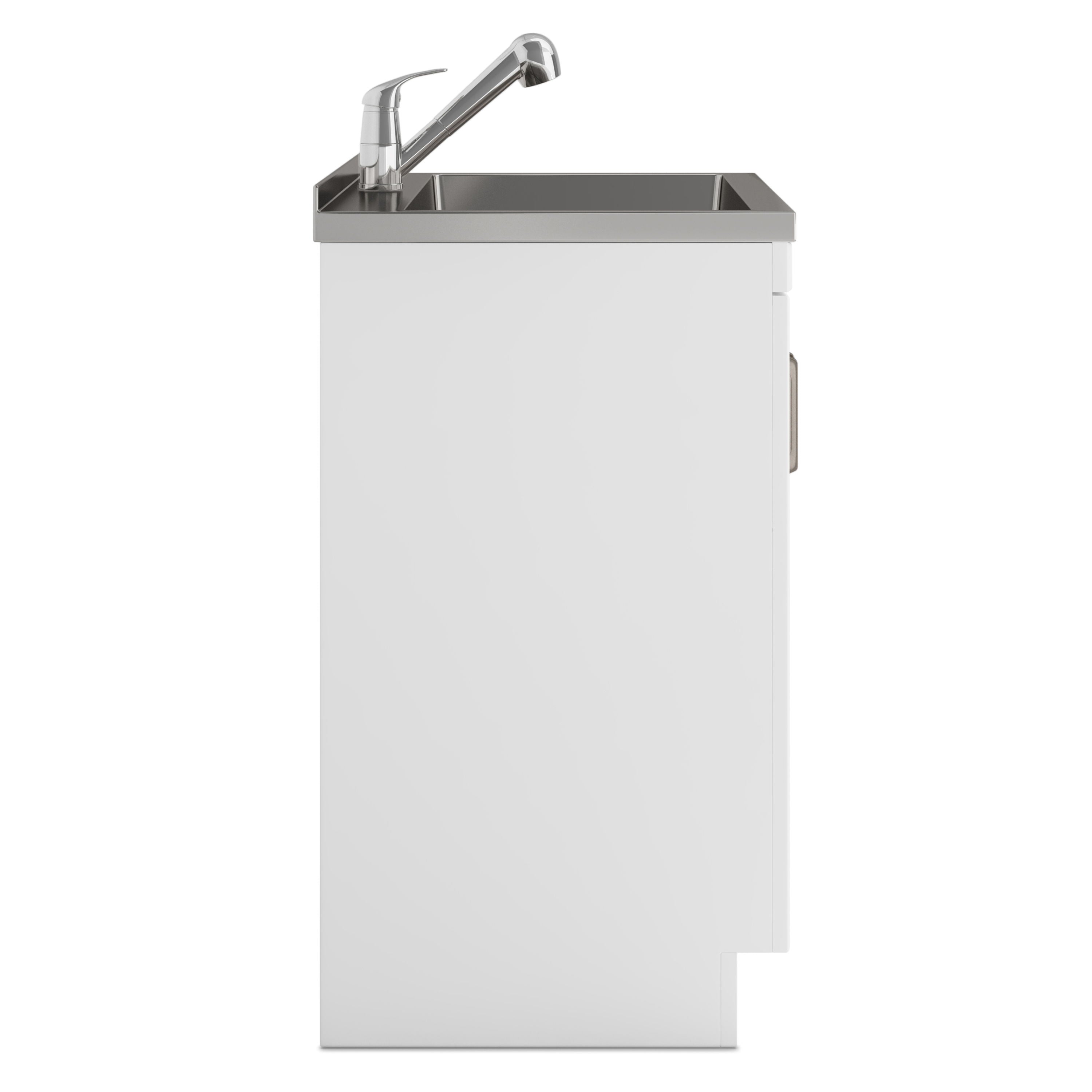 Kyle - Laundry Cabinet &amp; Faucet And Stainless Steel Sink