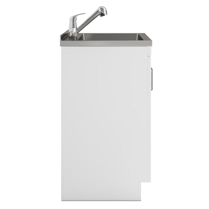Kyle - Laundry Cabinet &amp; Faucet And Stainless Steel Sink