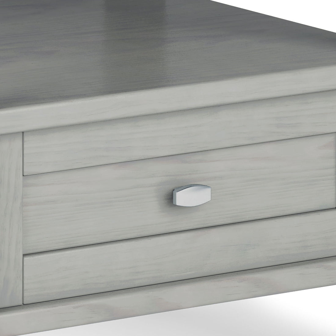 Warm Shaker - End Table - Fog Gray