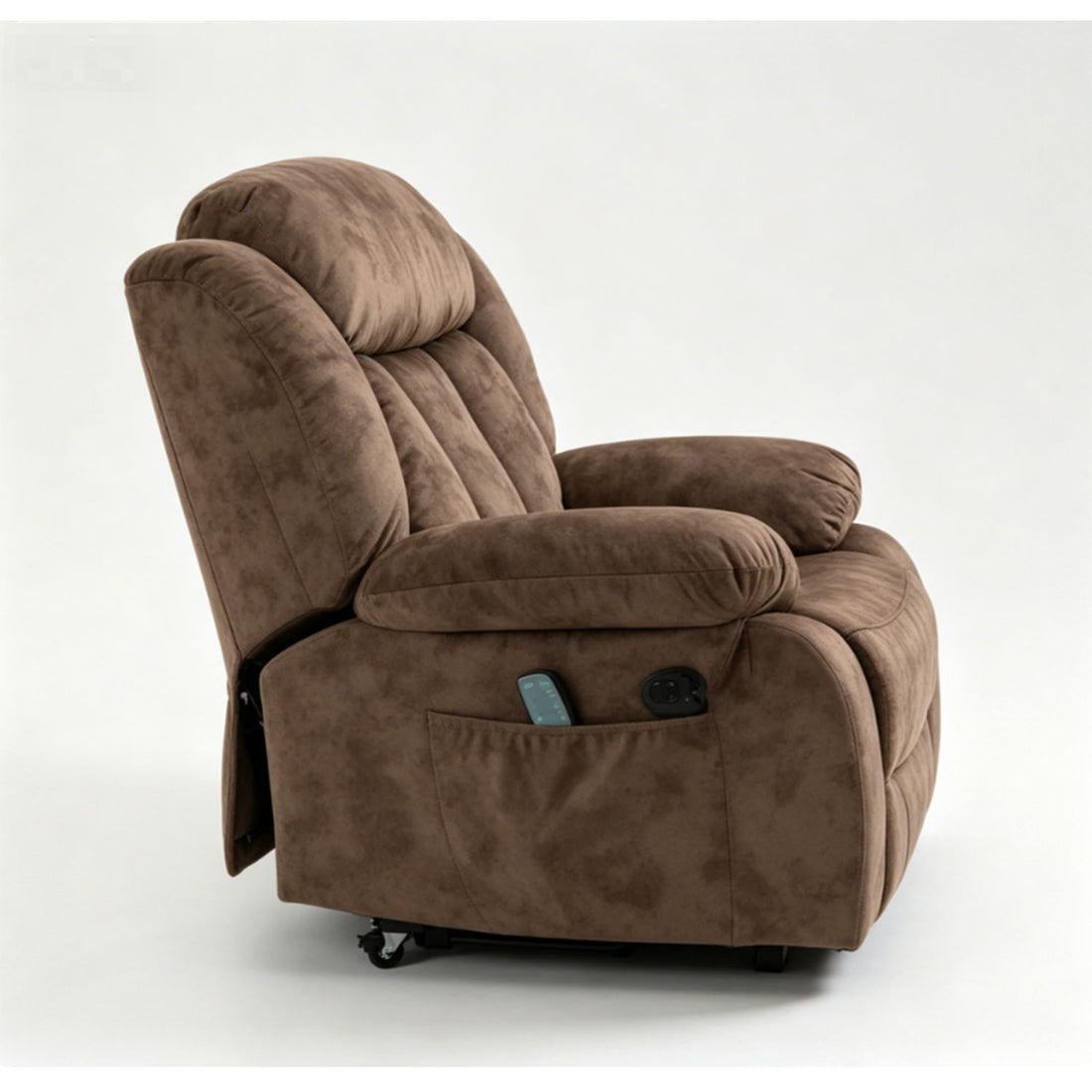 Recliner Lift Chair With Massage &amp; Heating For Living Room - Brown