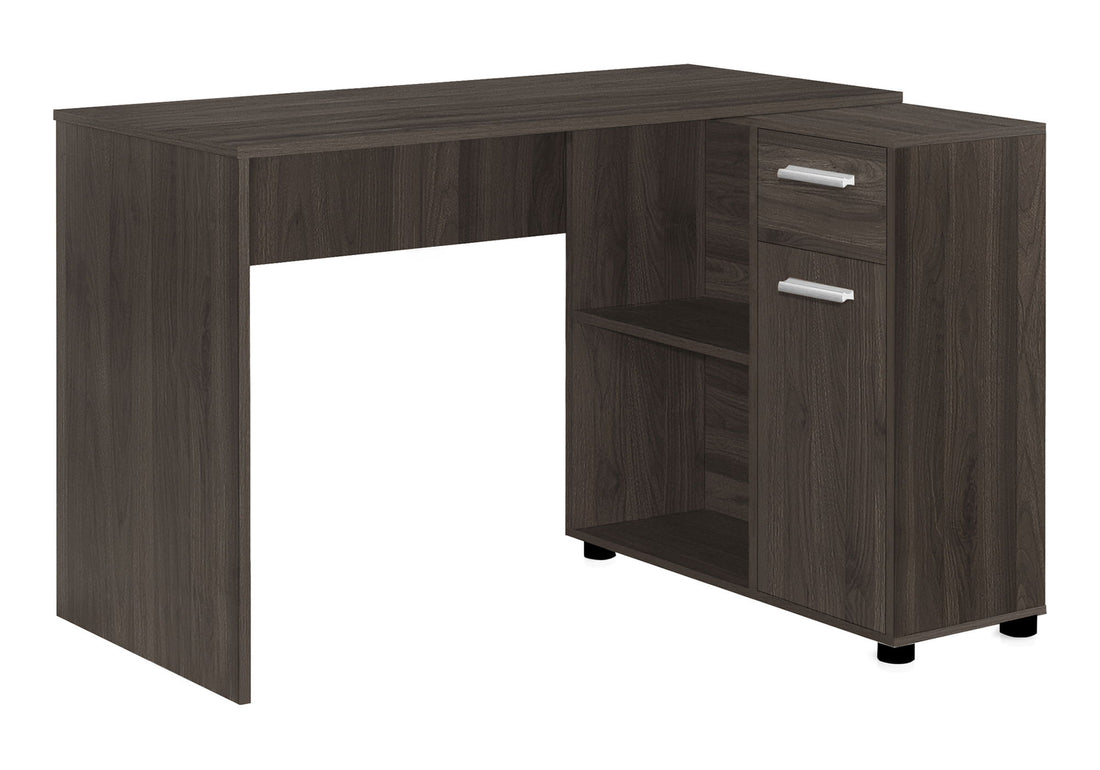 Computer Desk, Home Office, Corner, Storage Drawers, L Shape, Contemporary &amp; Modern