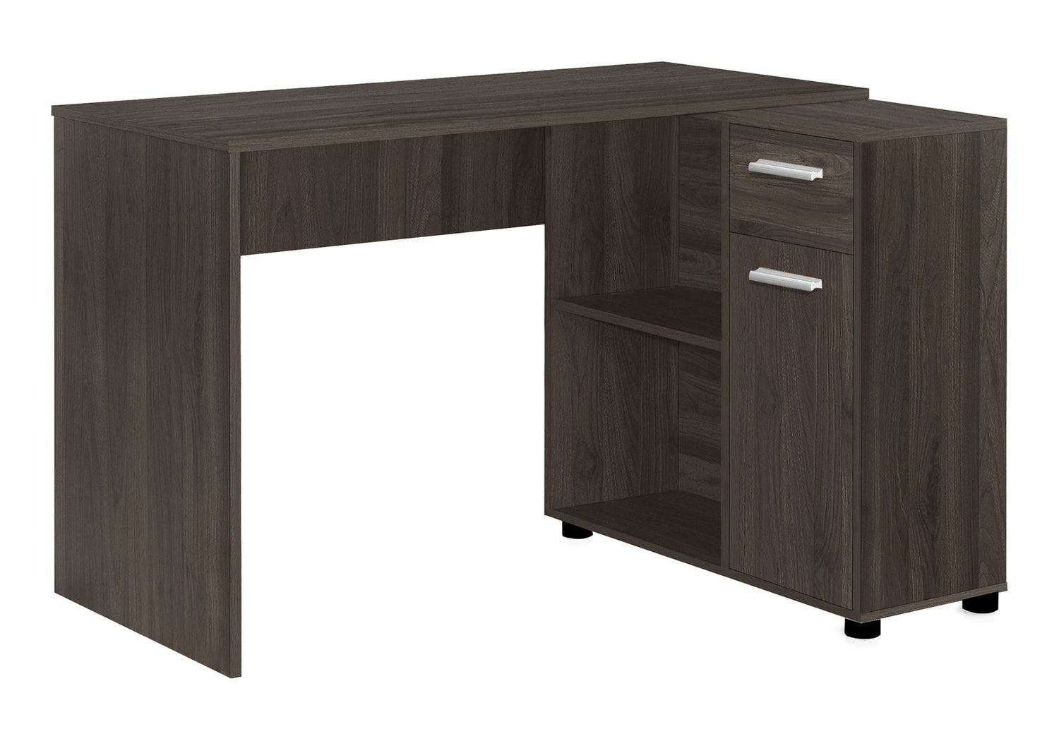 Computer Desk, Home Office, Corner, Storage Drawers, L Shape, Contemporary &amp; Modern
