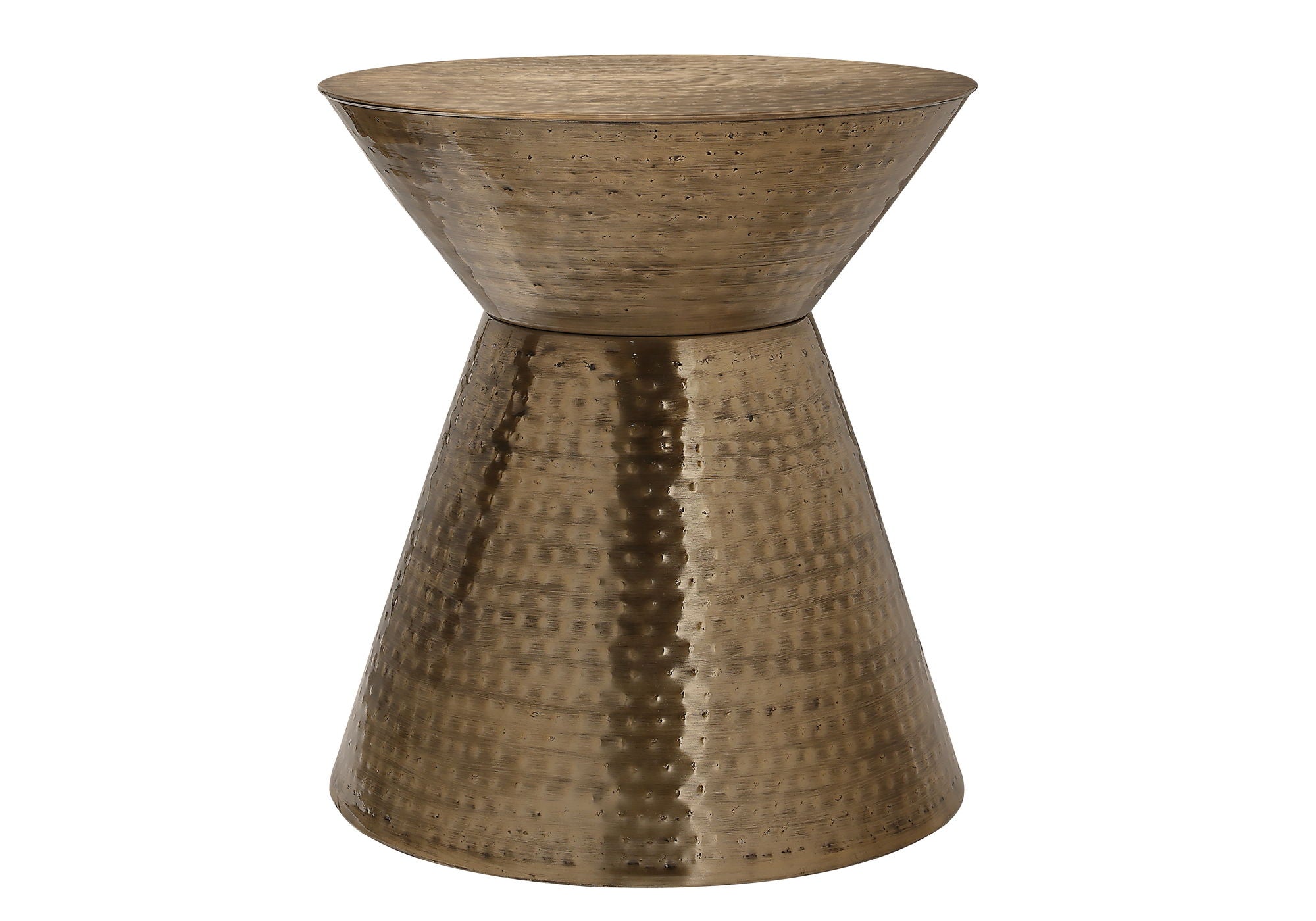 Drum Accent Side Table, Contemporary &amp; Modern Elegant Design