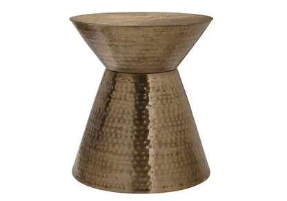 Drum Accent Side Table, Contemporary &amp; Modern Elegant Design