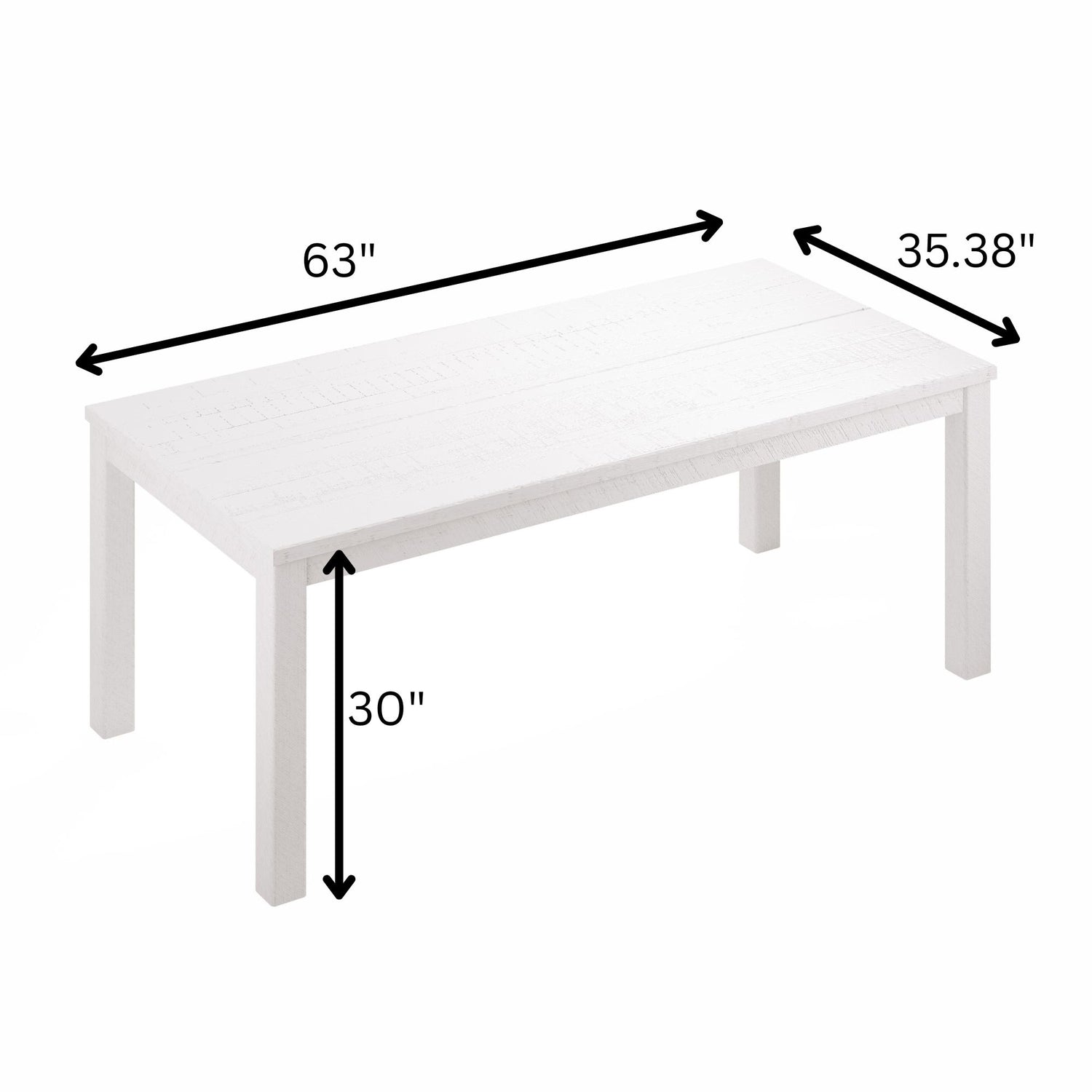 Albany - Solid Wood Dining Table For 6