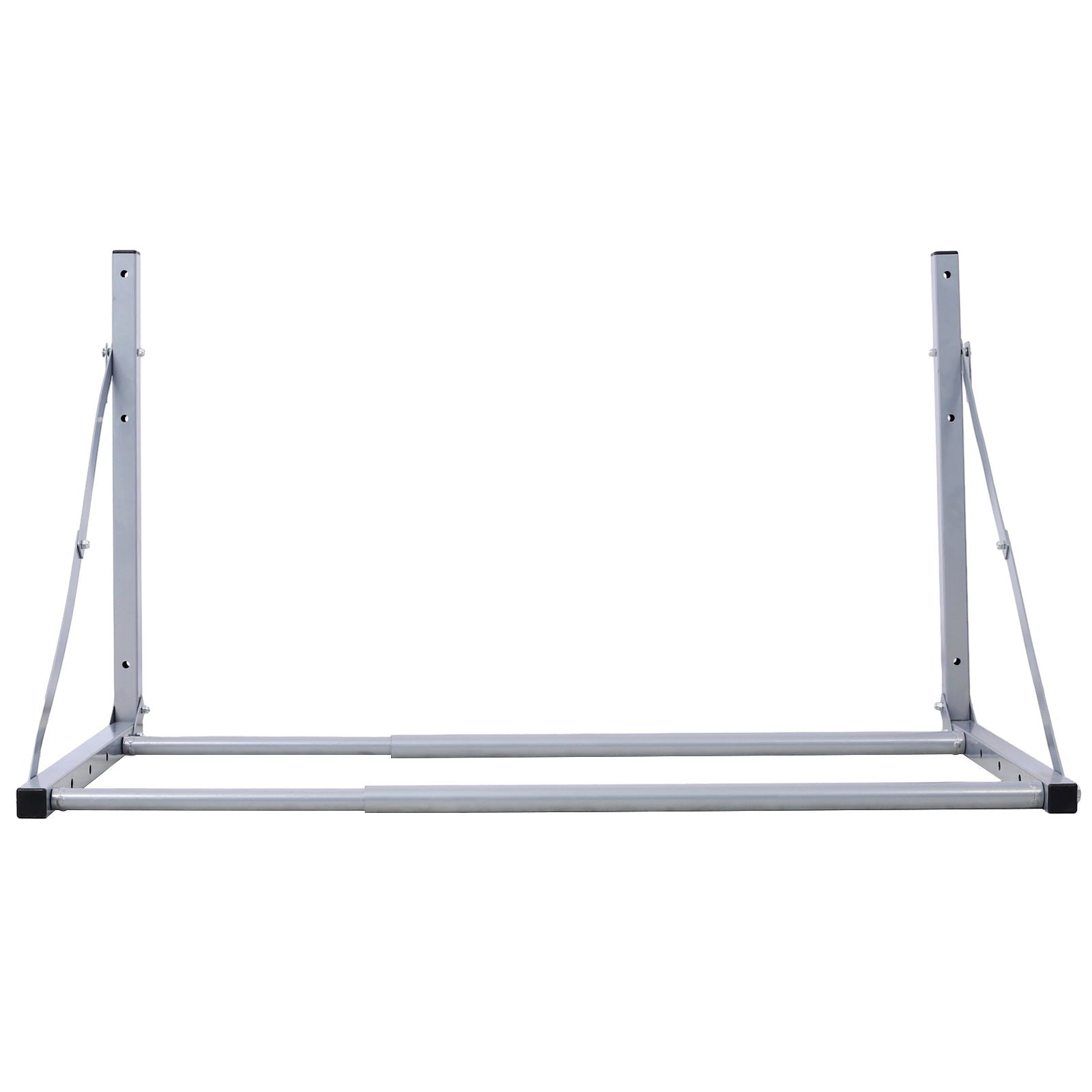 Wall-Mounted Folding Tire Storage, 30.5 To 50.5&quot; Wide, Supports 300 Pounds - Silver