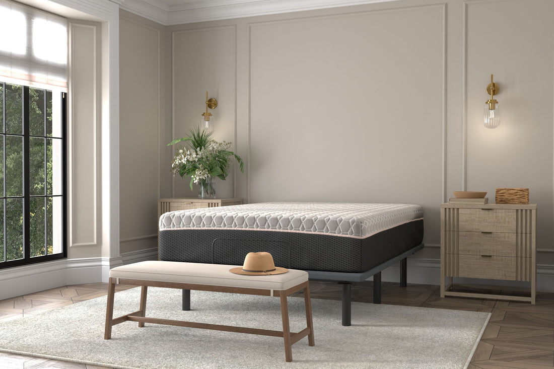 Copper Lux Hybrid - 14&quot; Mattress With Copper Infused Contouring Memory Comfort Layer And Supportive Coil System