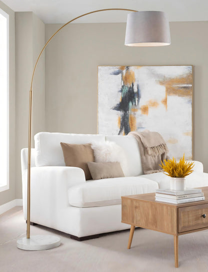 March - Contemporary Floor Lamp &amp; Elegant Finish