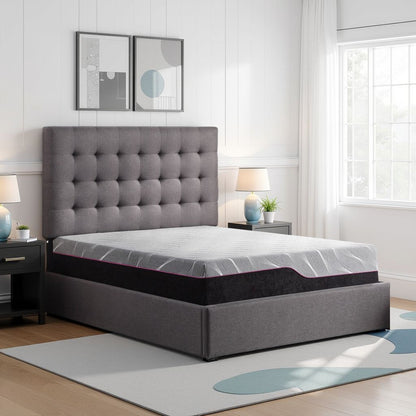 Renew - 11&quot; Cooling Fast Responding Latex Foam Mattress - Gray