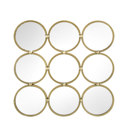 Contemporary Decorative Mirror With Mininalist Style For Bedroom, Liveroom &amp; Entryway - Champagne