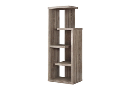 Bookshelf, Bookcase, Etagere, 4 Tier, For Office, Contemporary &amp; Modern - Taupe