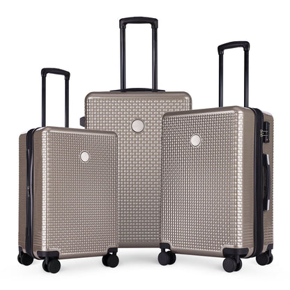 Luggage Sets 3 Piece Hardshell Suitcases With Wheels, Lightweight Expandable Travel Luggage With Tsa Lock, Carry-On, Checked Luggage (20&quot; 24&quot; 28&quot;)