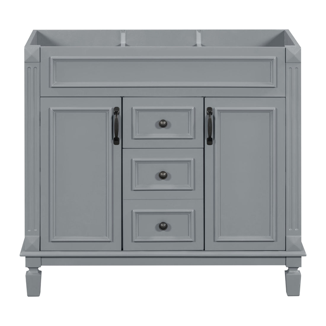 Bathroom Vanity Cabinet With 2 Soft Closing Doors And 2 Drawers