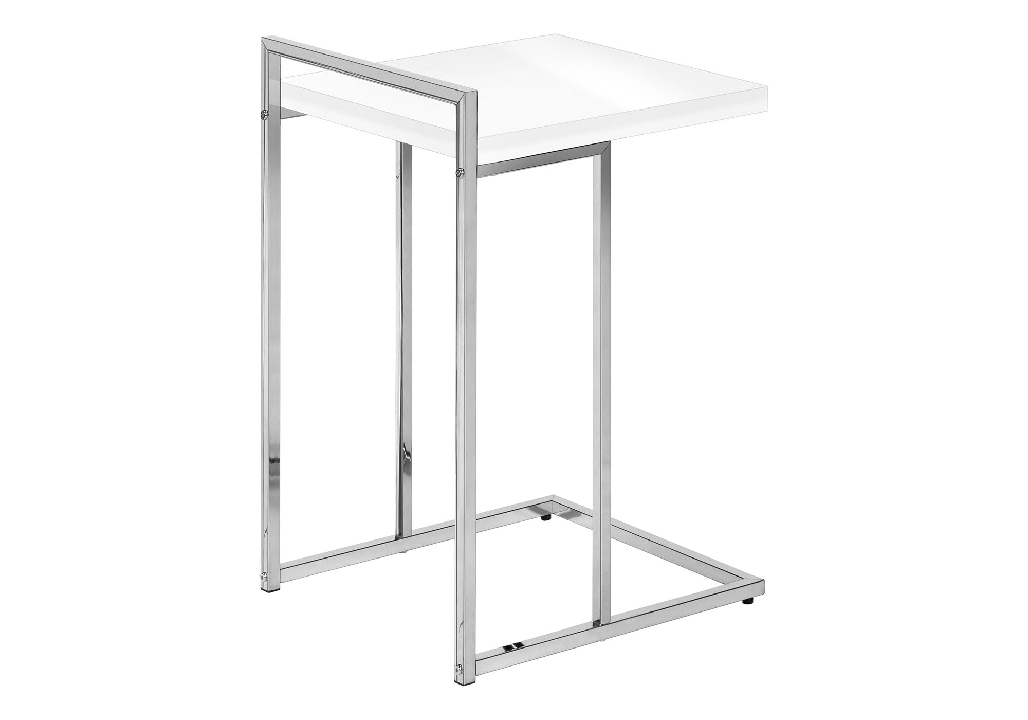 Accent Table, C - Shaped, Contemporary &amp; Modern