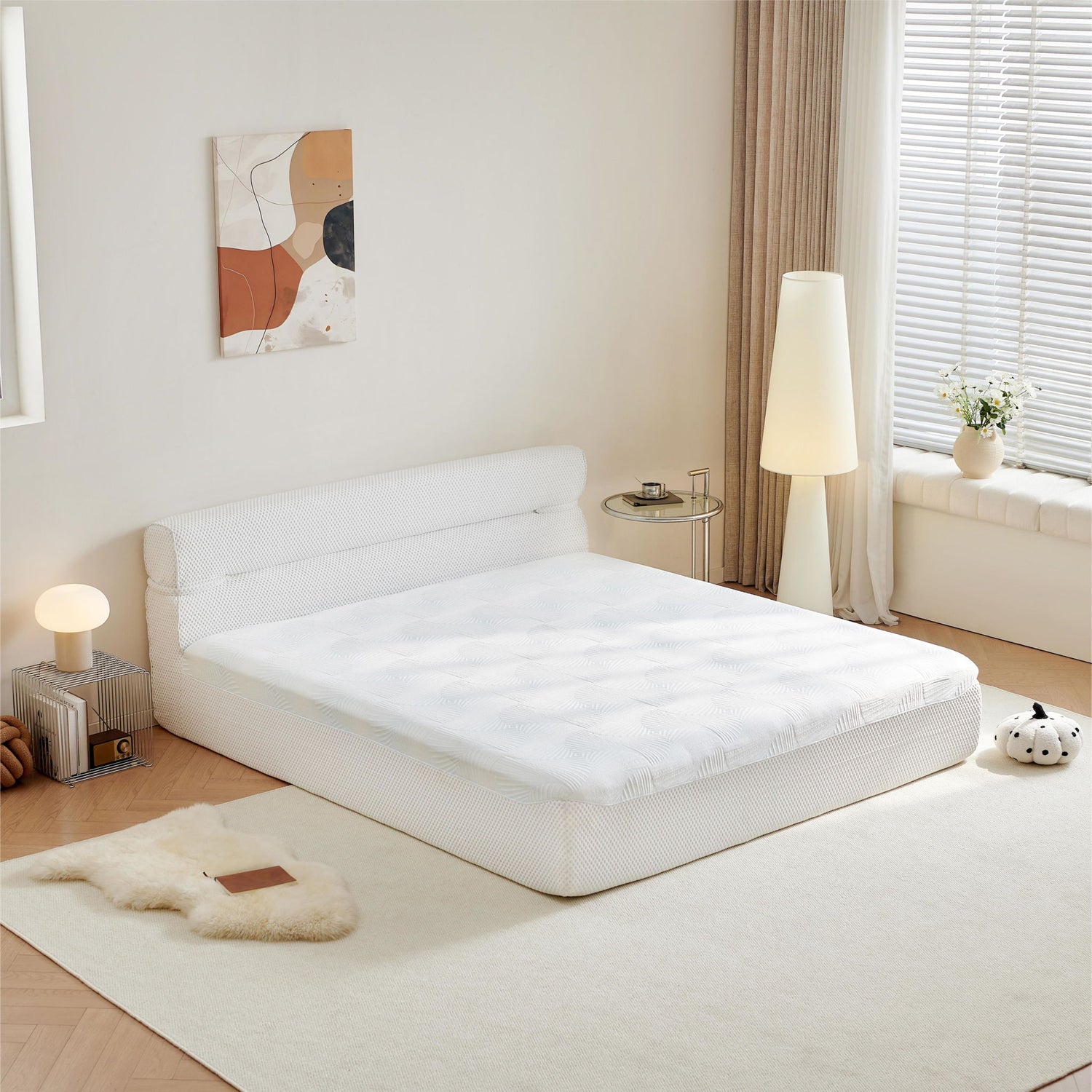 Mattress &amp; Bed Frame With Cool, Pressure Relief, Motion Isolation