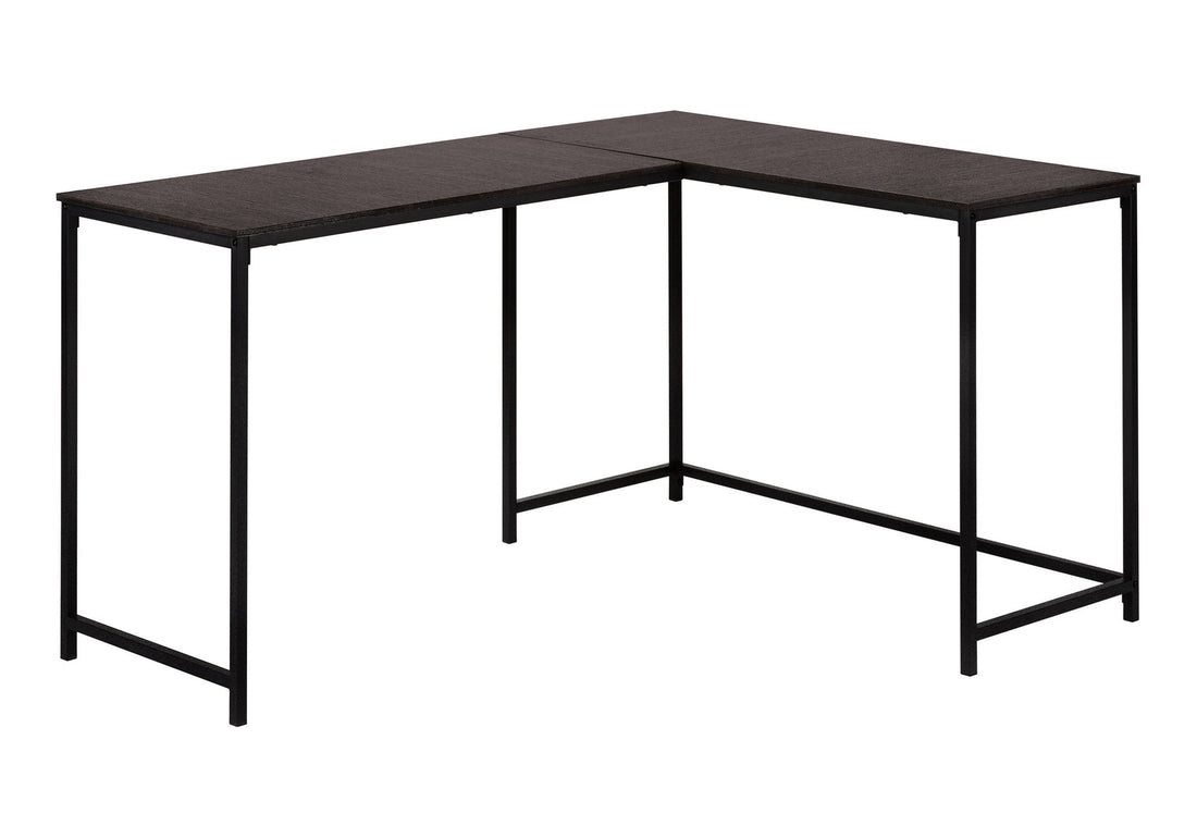 Computer Desk, Home Office, Corner, L Shape, Laptop, Marble Look Contemporary &amp; Modern