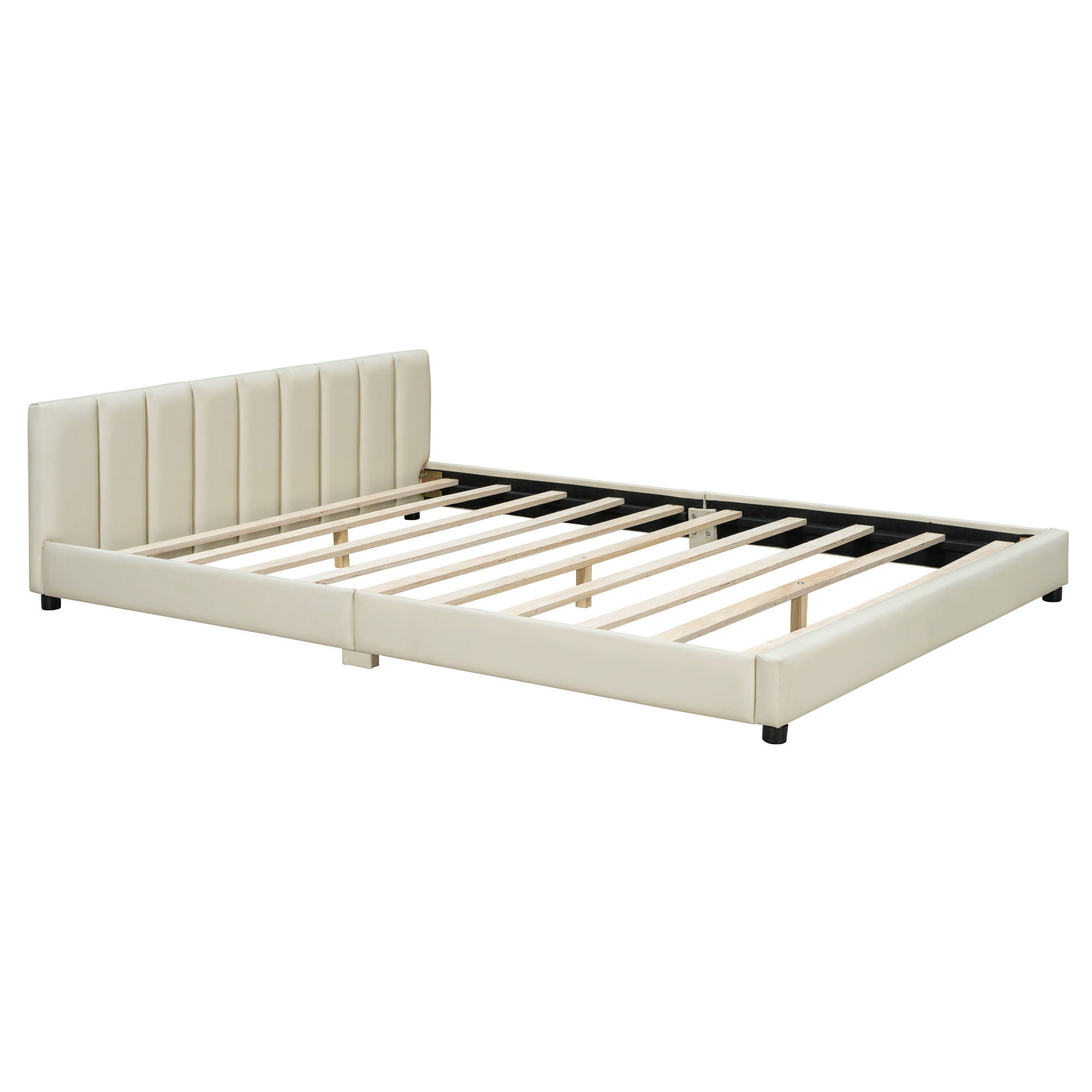 Upholstered Platform Bed, Mother &amp; Child Bed