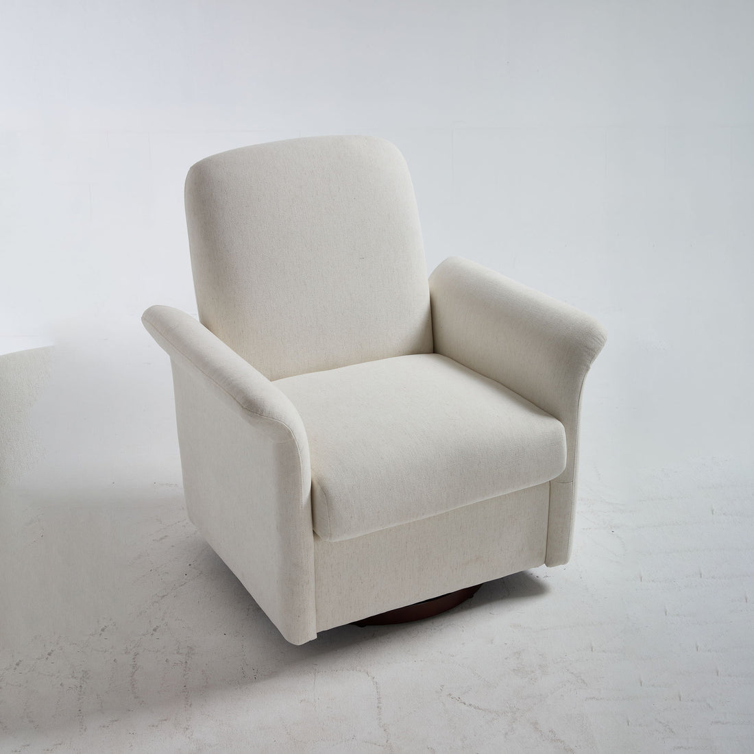 Modern Swivel Barrel Accent Chair With Base