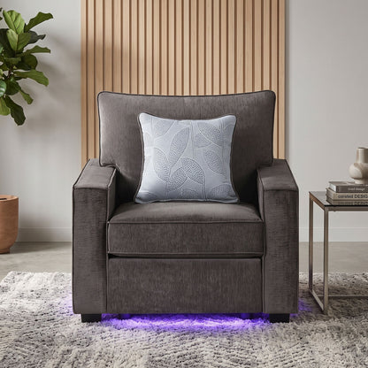 Rita - Accent Chair With LED Underlighting