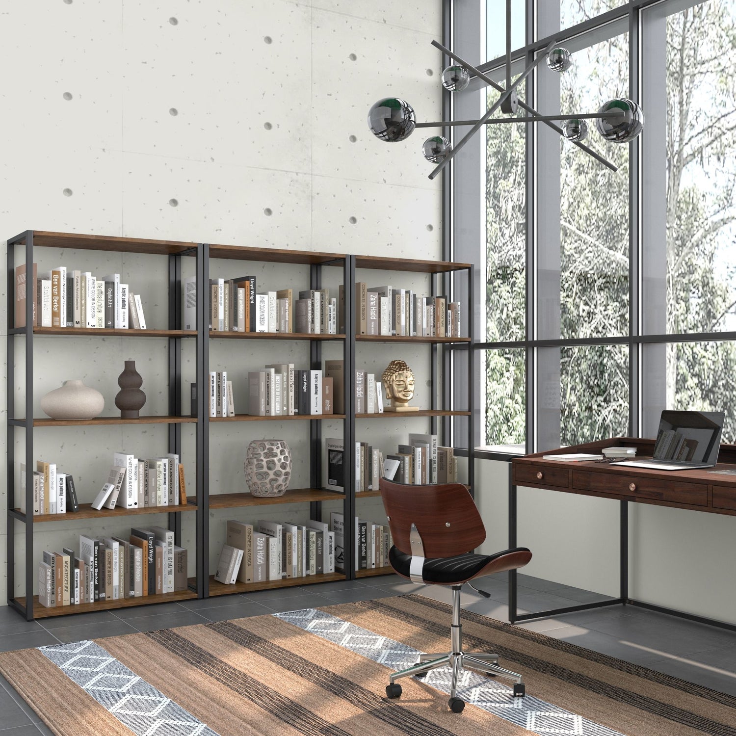 Ralston - Bookcase - Rustic Natural Aged Brown