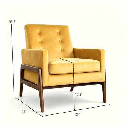 Cole - Solid Wood Lounge Chair