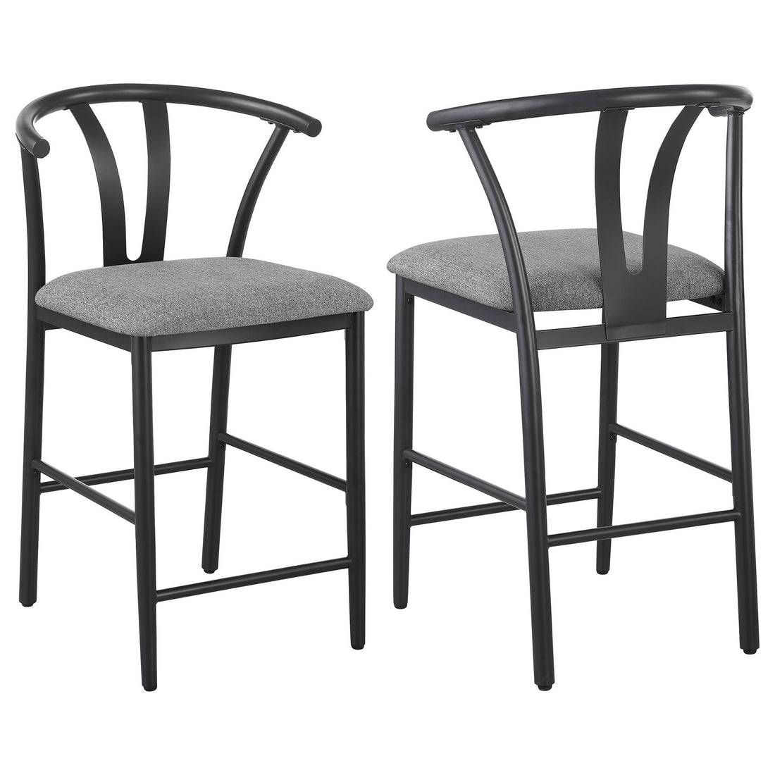 Tazman - Counter Height Dining Side Chair (Set of 2) - Gray
