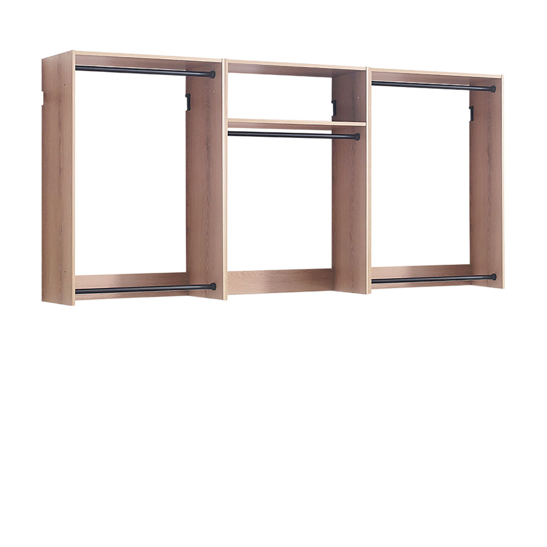 Devi - Wall Mounted Wood Closet System & Modular Design