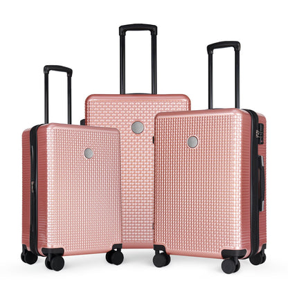 Luggage Sets 3 Piece Hardshell Suitcases With Wheels, Lightweight Expandable Travel Luggage With Tsa Lock, Carry-On, Checked Luggage (20&quot; 24&quot; 28&quot;)
