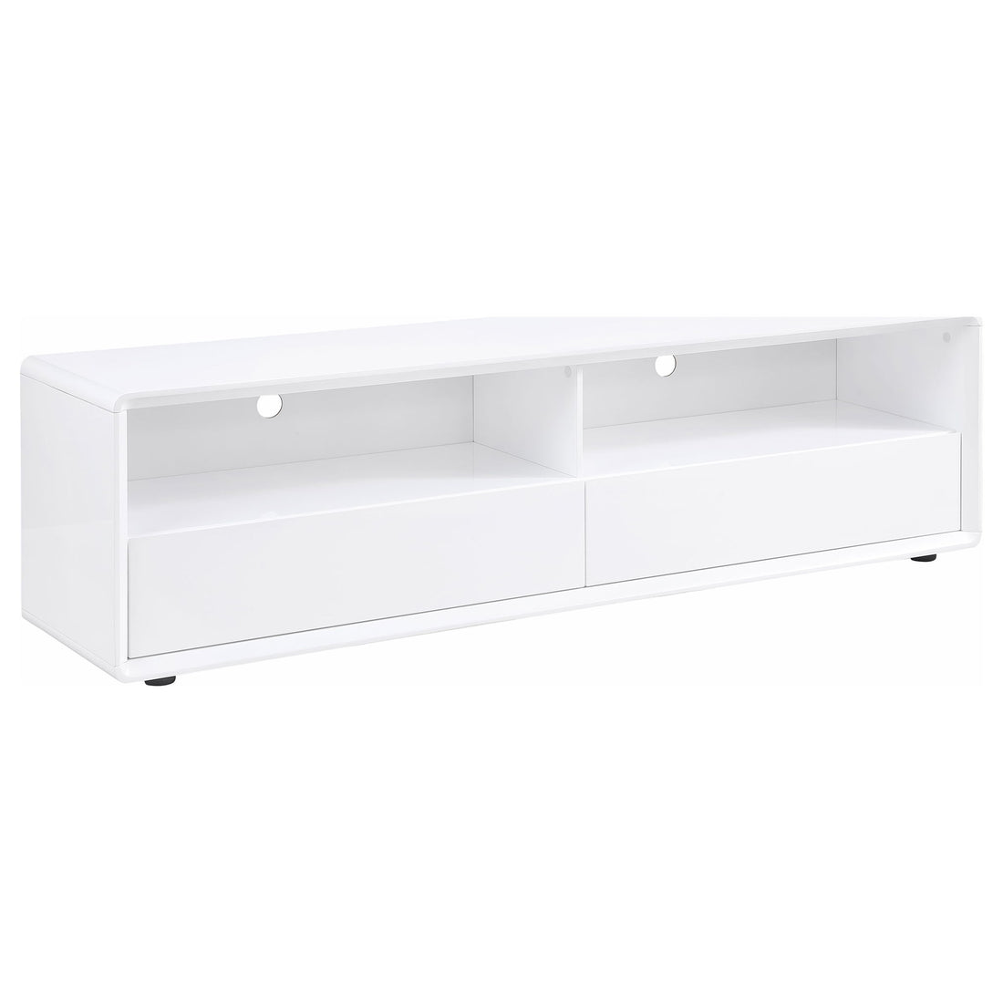 Cordova - 2 Drawer TV Stand - Gloss White