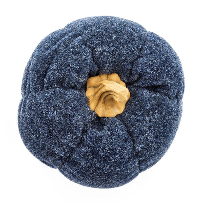 Pumpkin Ornament Decor For Holiday Harvest Festival Fall Festival &amp; Thanksgiving (Set of 3) - Blue