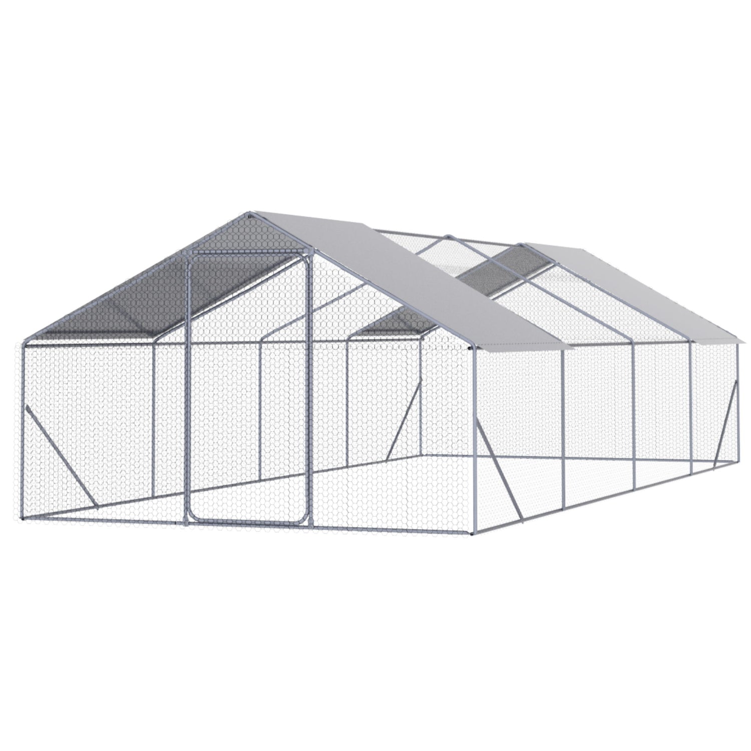 Outdoor Chicken Coop Metal Big Space