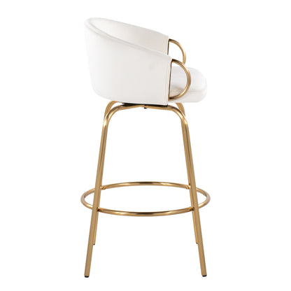 Claire - Contemporary &amp; Glam Counter Stool (Set of 2)
