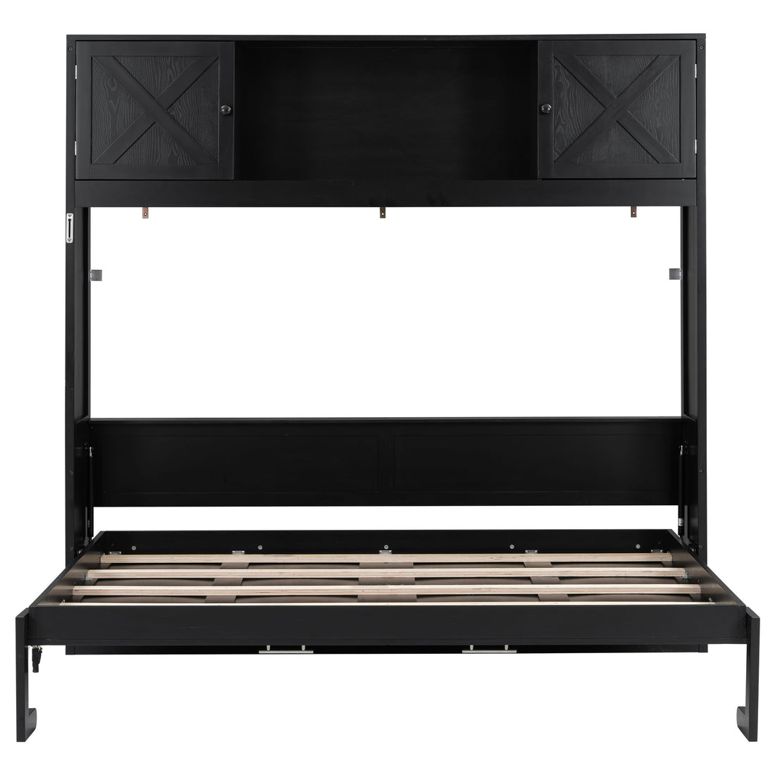 Murphy Bed With Storage Cabinets