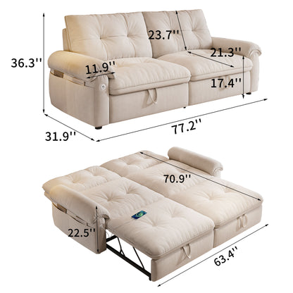 Convertible Cloud Like Sofa Bed