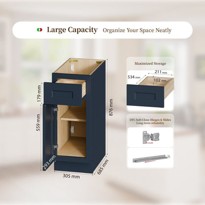 Shaker Base Cabinet &amp; Soft-Close Door And Drawer