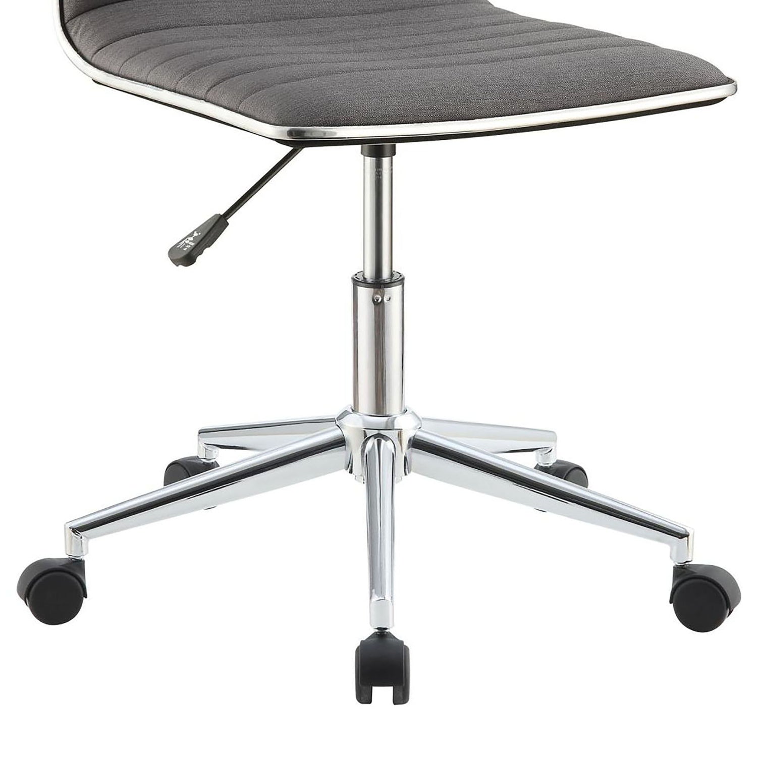 Armless Office Chair, Adjustable Height